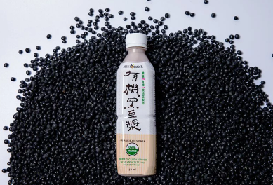 Organic Black Soy Milk (450ml/Bottle)