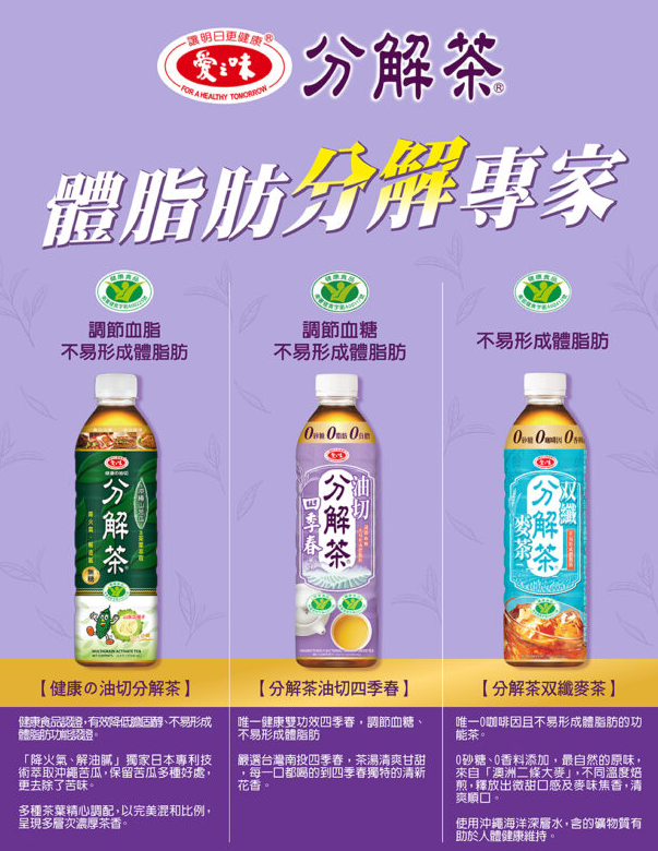 Multigrain Activate Tea  (590ml/bottle）