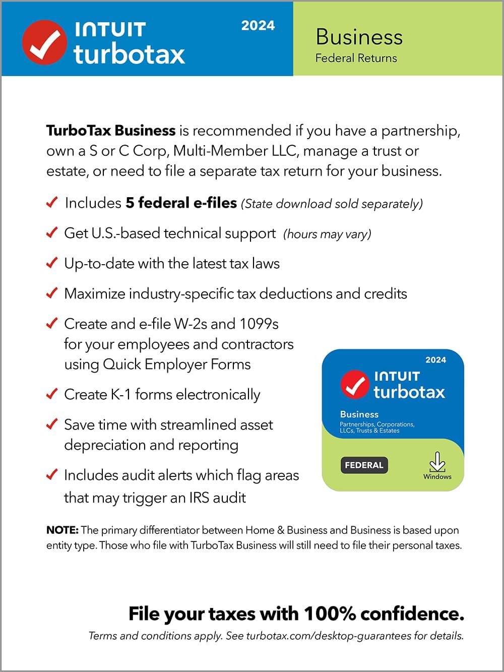 TurboTax Deluxe 2024 Tax Software, Federal & State Tax Return [PC/MAC Download]